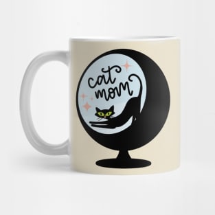 Retro cat mom Mug